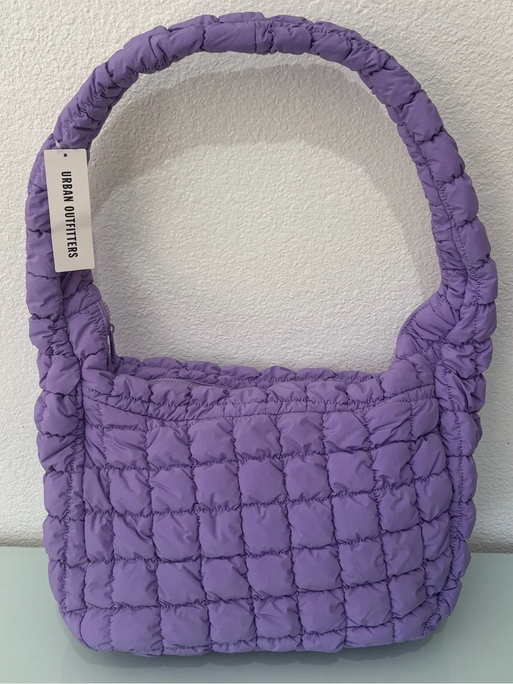 Urban Outfitters Out From Under Caitlin Quilted Crossbody Bag Purple Lilac